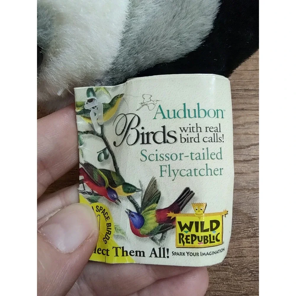 Wild Republic Audubon Plush Bird Scissor Tailed Flycatcher Sound Does Not Work